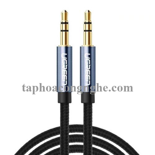 Ugreen 10688 3M màu Xanh Cáp âm thanh 2 đầu 3.5mm dương AV112 30010688